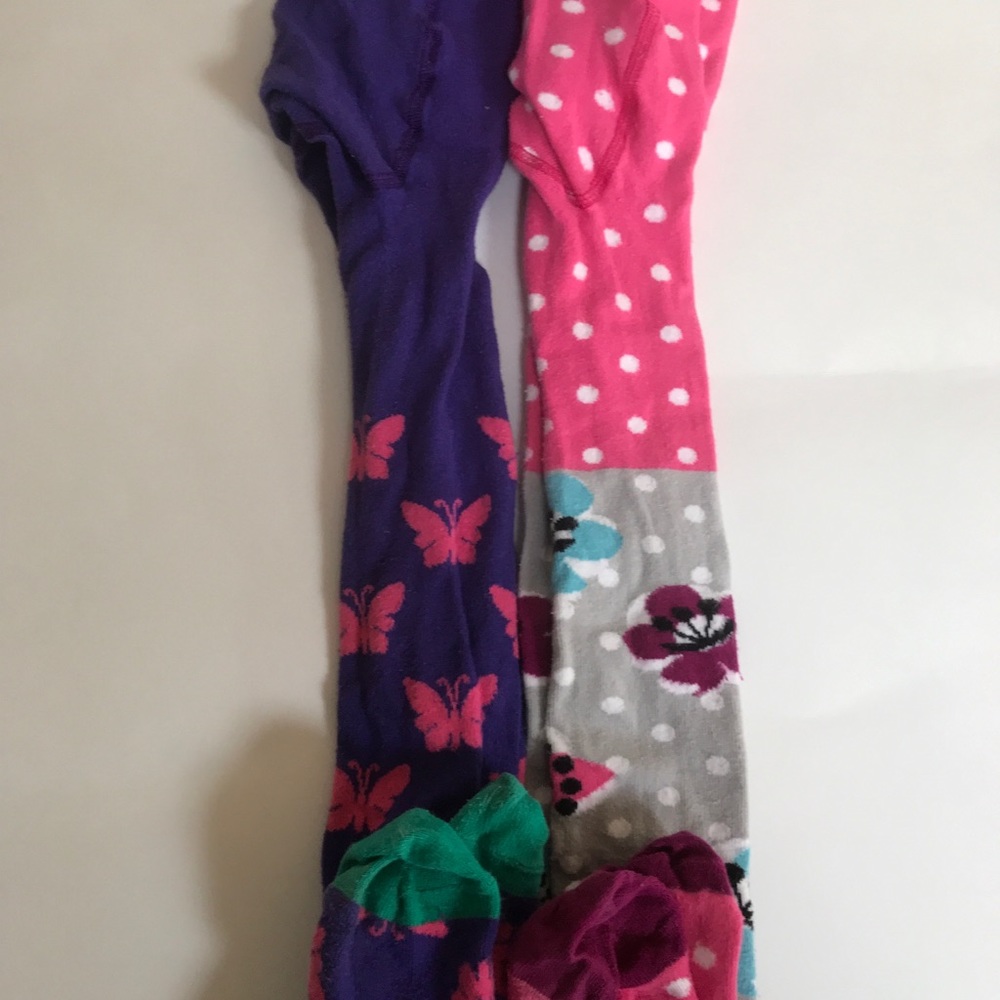 Hanna Andersson girls tights 5-6 (110/120)